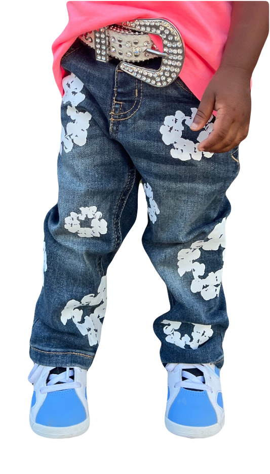 Cotton Wreath Jeans